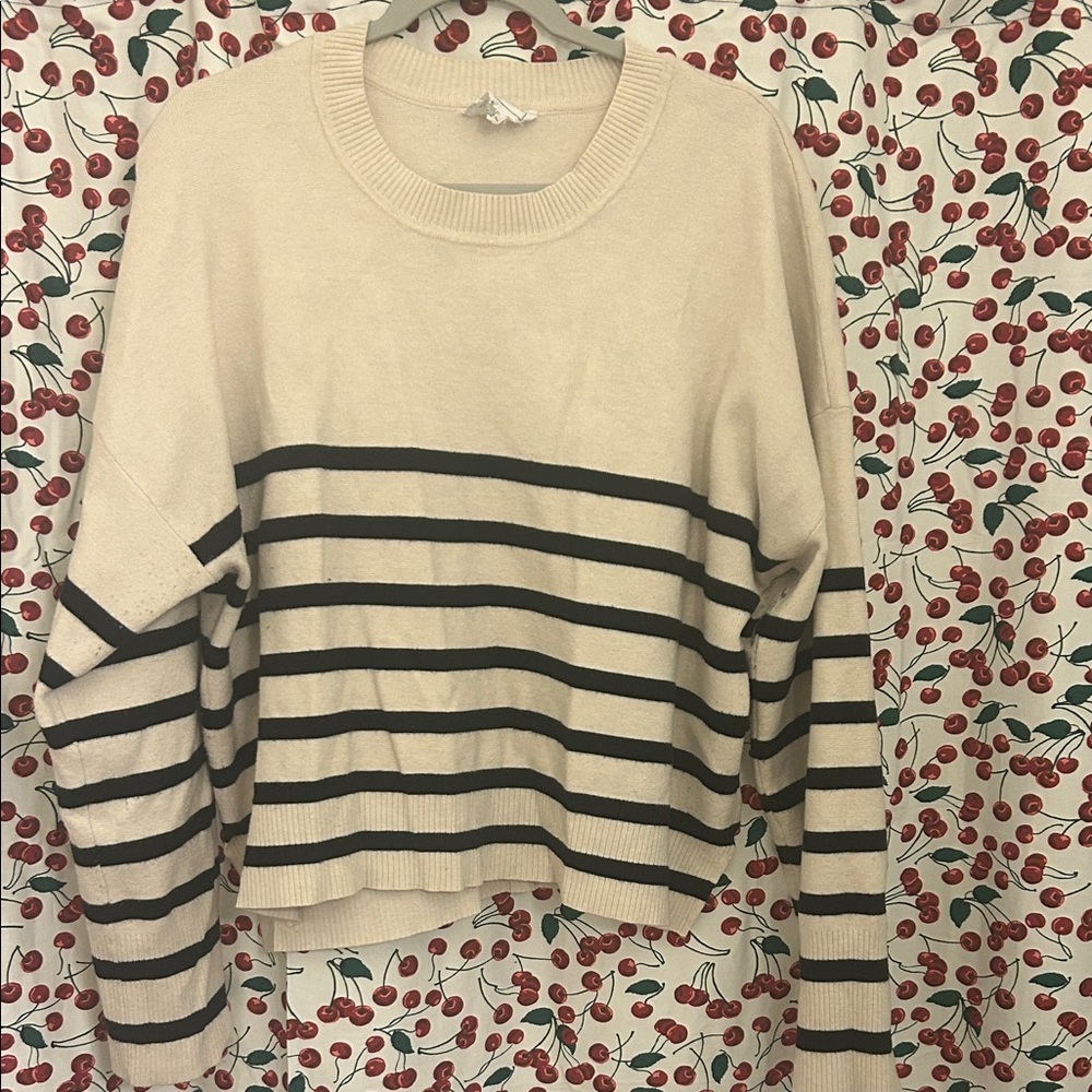 For The Republic Cream Sweater